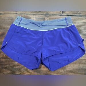 Purple with detailed waist band Speed Up Low-rise Lined Short 2.5” Size 4